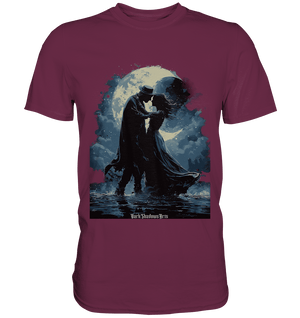 Mondschein Romantik Verliebte Silhouetten - Premium Shirt | Unisex - Shirts | Dark Shadows Arts