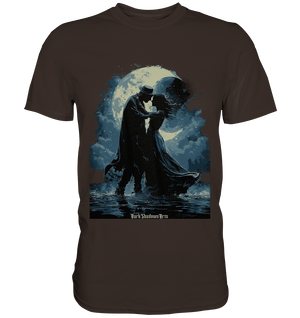 Mondschein Romantik Verliebte Silhouetten - Premium Shirt | Unisex - Shirts | Dark Shadows Arts