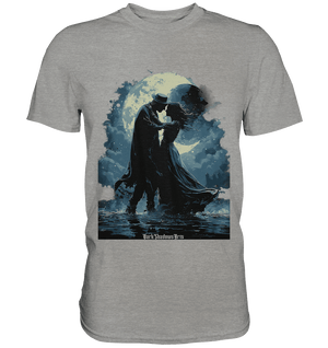 Mondschein Romantik Verliebte Silhouetten - Premium Shirt | Unisex - Shirts | Dark Shadows Arts