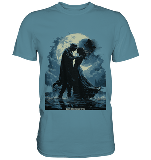 Mondschein Romantik Verliebte Silhouetten - Premium Shirt | Unisex - Shirts | Dark Shadows Arts