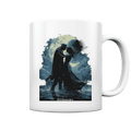 Mondschein Romantik Verliebte Silhouetten - Tasse glossy | Trinkgefäße | Dark Shadows Arts