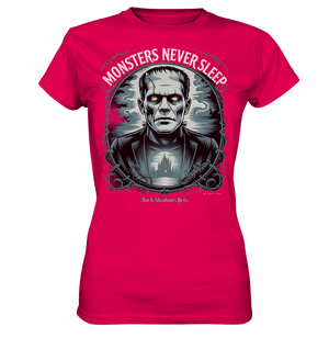 Monsters Never Sleep – Die Ewigkeit der Angst - Ladies Premium Shirt | Lady - Shirts | Dark Shadows Arts
