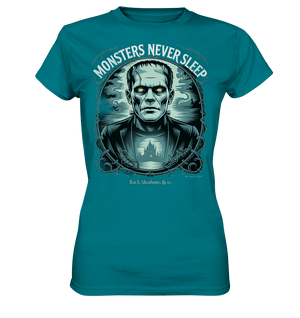 Monsters Never Sleep – Die Ewigkeit der Angst - Ladies Premium Shirt | Lady - Shirts | Dark Shadows Arts