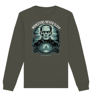 Monsters Never Sleep – Die Ewigkeit der Angst - Organic Basic Unisex Sweatshirt | Sweatshirts | Dark Shadows Arts