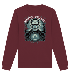 Monsters Never Sleep – Die Ewigkeit der Angst - Organic Basic Unisex Sweatshirt | Sweatshirts | Dark Shadows Arts