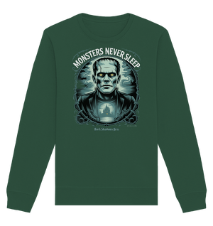 Monsters Never Sleep – Die Ewigkeit der Angst - Organic Basic Unisex Sweatshirt | Sweatshirts | Dark Shadows Arts