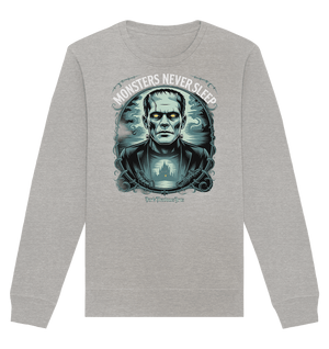 Monsters Never Sleep – Die Ewigkeit der Angst - Organic Basic Unisex Sweatshirt | Sweatshirts | Dark Shadows Arts