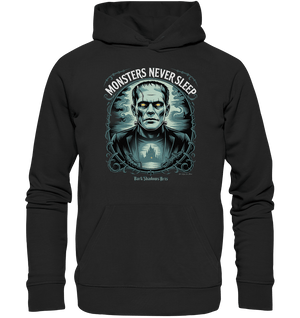 Monsters Never Sleep – Die Ewigkeit der Angst - Organic Hoodie | Hoodies | Dark Shadows Arts