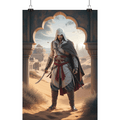 Mysterious DesertAassassin - Der unsichtbare Wächter der sandigen Nacht - Poster Din A1 (hoch) | Wall Art | Dark Shadows Arts