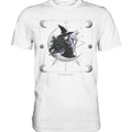 Mystische Hexe im Halbmond Magische Sternennacht - Premium Shirt | Unisex - Shirts | Dark Shadows Arts