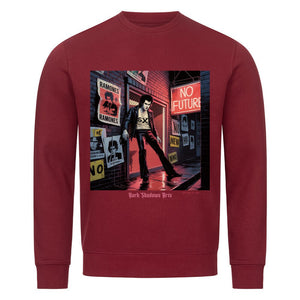 No Future Alley – Punk im Neonregen - Premium Organic Sweatshirt | Sweatshirt | Dark Shadows Arts