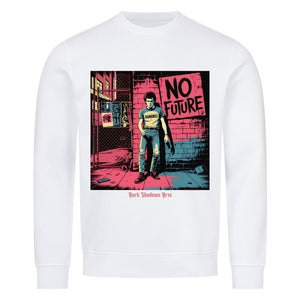 No Future – Rebellion in Rot & Beton - Premium Organic Sweatshirt | Sweatshirt | Dark Shadows Arts