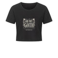 Oh My Goth – Dark Humor & Bat Style - Ladies Cropped Tee | T-Shirt | Dark Shadows Arts