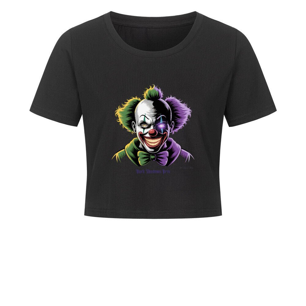 Pennywise Smile - Ladies Cropped Tee | T-Shirt | Dark Shadows Arts