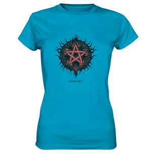 Pentagram mit Runen - Mystik & Okkulte Kräfte - Ladies Premium Shirt | Lady - Shirts | Dark Shadows Arts