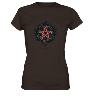 Pentagram mit Runen - Mystik & Okkulte Kräfte - Ladies Premium Shirt | Lady - Shirts | Dark Shadows Arts