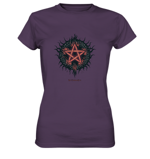 Pentagram mit Runen - Mystik & Okkulte Kräfte - Ladies Premium Shirt | Lady - Shirts | Dark Shadows Arts