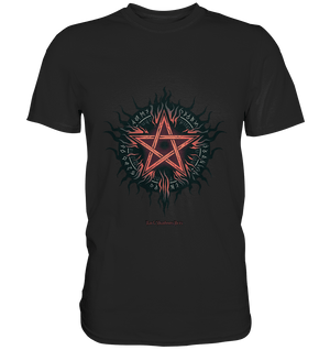 Pentagram mit Runen - Mystik & Okkulte Kräfte - Premium Shirt | Unisex - Shirts | Dark Shadows Arts
