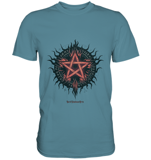 Pentagram mit Runen - Mystik & Okkulte Kräfte - Premium Shirt | Unisex - Shirts | Dark Shadows Arts