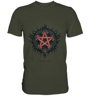 Pentagram mit Runen - Mystik & Okkulte Kräfte - Premium Shirt | Unisex - Shirts | Dark Shadows Arts