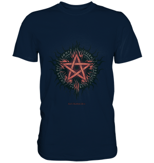 Pentagram mit Runen - Mystik & Okkulte Kräfte - Premium Shirt | Unisex - Shirts | Dark Shadows Arts