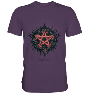 Pentagram mit Runen - Mystik & Okkulte Kräfte - Premium Shirt | Unisex - Shirts | Dark Shadows Arts