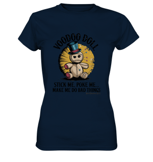 Quirky Voodoo Doll Edgy and Mysterious Charm - Ladies Premium Shirt | Lady - Shirts | Dark Shadows Arts