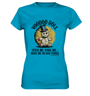 Quirky Voodoo Doll Edgy and Mysterious Charm - Ladies Premium Shirt | Lady - Shirts | Dark Shadows Arts