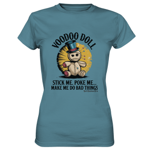 Quirky Voodoo Doll Edgy and Mysterious Charm - Ladies Premium Shirt | Lady - Shirts | Dark Shadows Arts