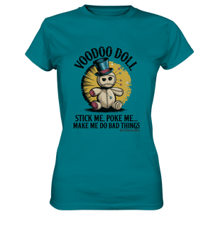 Quirky Voodoo Doll Edgy and Mysterious Charm - Ladies Premium Shirt | Lady - Shirts | Dark Shadows Arts