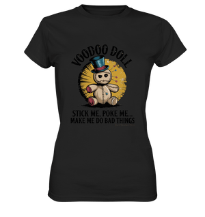 Quirky Voodoo Doll Edgy and Mysterious Charm - Ladies Premium Shirt | Lady - Shirts | Dark Shadows Arts
