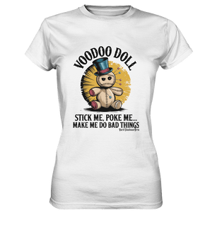 Quirky Voodoo Doll Edgy and Mysterious Charm - Ladies Premium Shirt | Lady - Shirts | Dark Shadows Arts