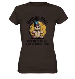 Quirky Voodoo Doll Edgy and Mysterious Charm - Ladies Premium Shirt | Lady - Shirts | Dark Shadows Arts
