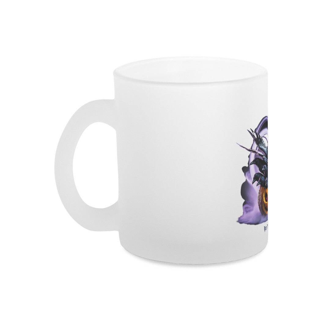 Raven Pumpkin Glow - Glas - Tasse satiniert | Mug | Dark Shadows Arts