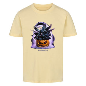 Raven Pumpkin Glow - Premium Organic Shirt Kids | T-Shirt | Dark Shadows Arts