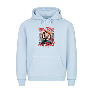 Real Toys Are Scary - HigherBlanks Premium Hoodie | Hoodie | Dark Shadows Arts