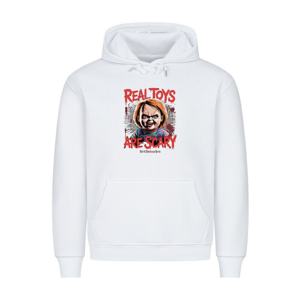 Real Toys Are Scary - HigherBlanks Premium Hoodie | Hoodie | Dark Shadows Arts