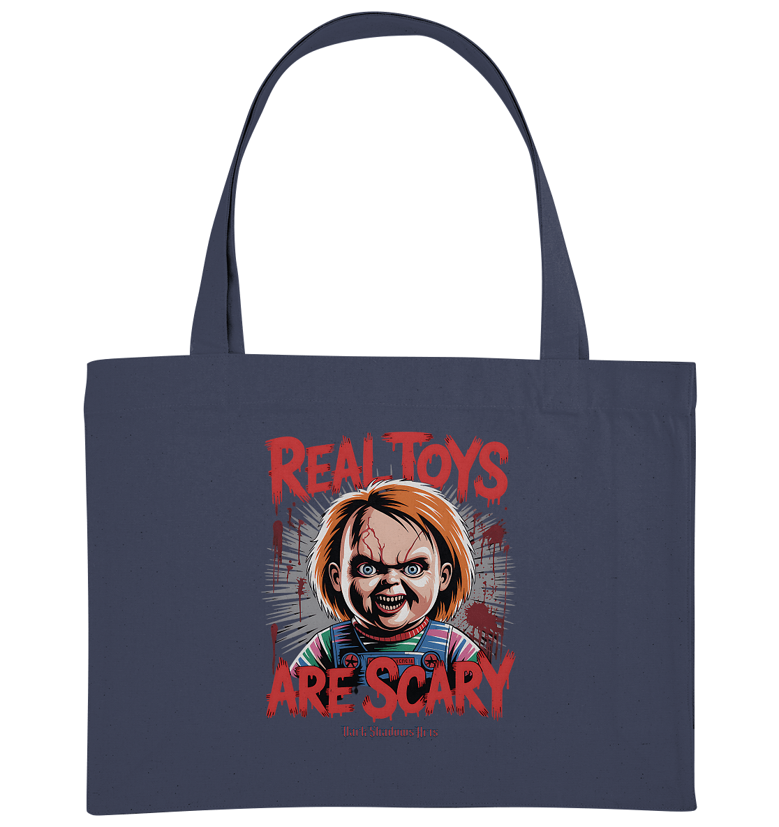 Real Toys Are Scary - Organic Shopping - Bag - Organic Shopping - Bag | Taschen | Dark Shadows Arts