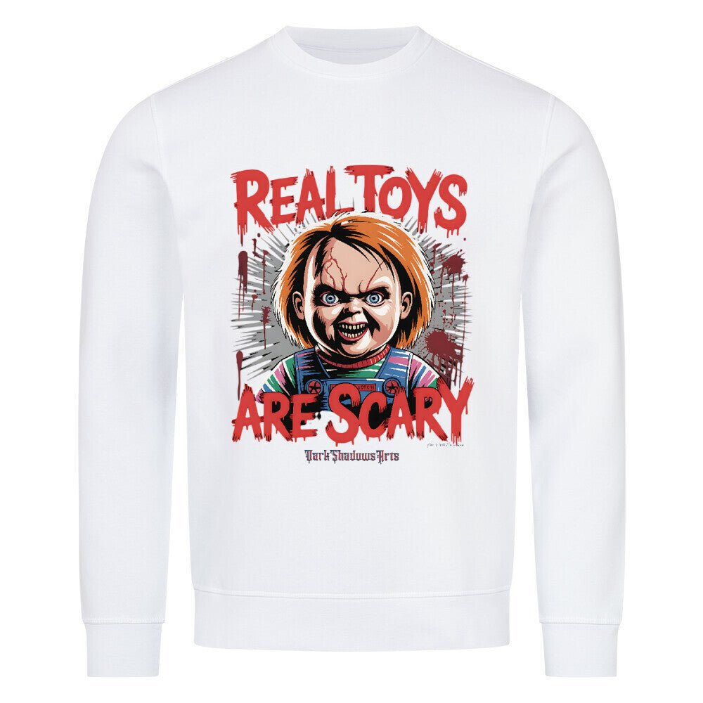 Real Toys Are Scary - Premium Organic Sweatshirt | Sweatshirt | Dark Shadows Arts