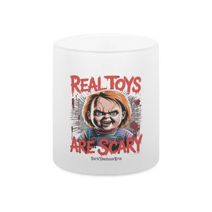 Real Toys Are Scary –Teelichthalter satiniert | Mug | Dark Shadows Arts