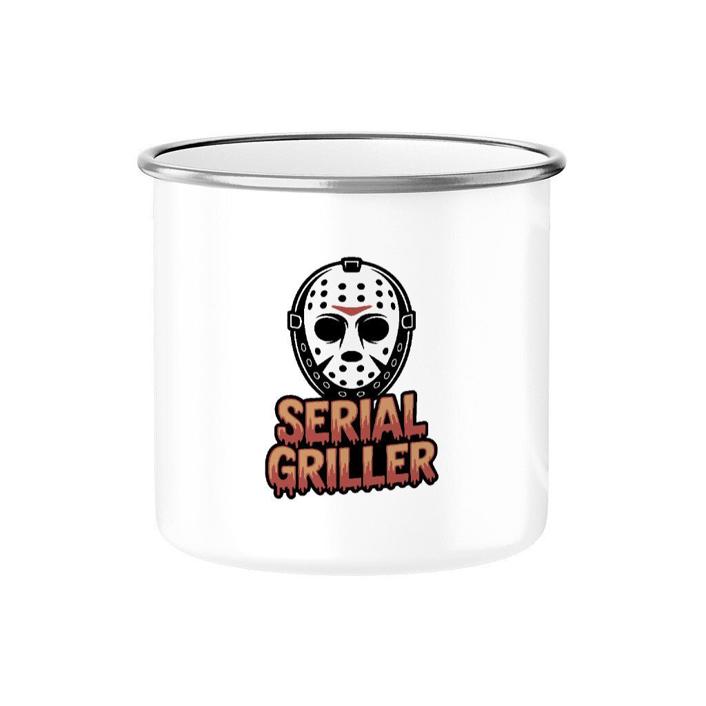 Serial Griller - Emaille Tasse | Mug | Dark Shadows Arts