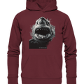 Shark of the Abyss – Die ungezähmte Kraft der Tiefsee - Organic Hoodie | Hoodies | Dark Shadows Arts