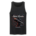 Silent Resolve – Schattenkrieger mit Runenklinge - Premium Organic Tanktop | T-Shirt | Dark Shadows Arts