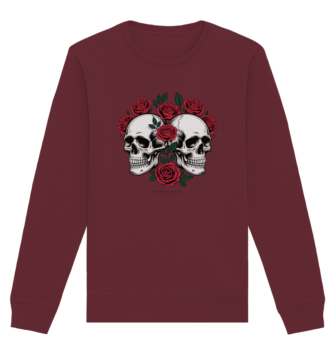 Skulls & Roses – Zwischen Leben, Tod & dunkler Eleganz - Organic Basic Unisex Sweatshirt | Sweatshirts | Dark Shadows Arts