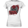Smash the Petals - Alternative Rose & Rebellion - Ladies Premium Shirt | Lady - Shirts | Dark Shadows Arts