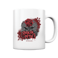 Smash the Petals - Alternative Rose & Rebellion - Tasse glossy | Trinkgefäße | Dark Shadows Arts