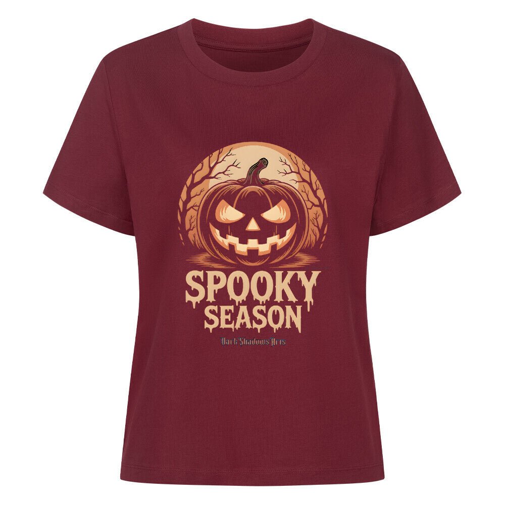 Spooky Season – Evil Pumpkin - Premium Organic Shirt Women | T-Shirt | Dark Shadows Arts
