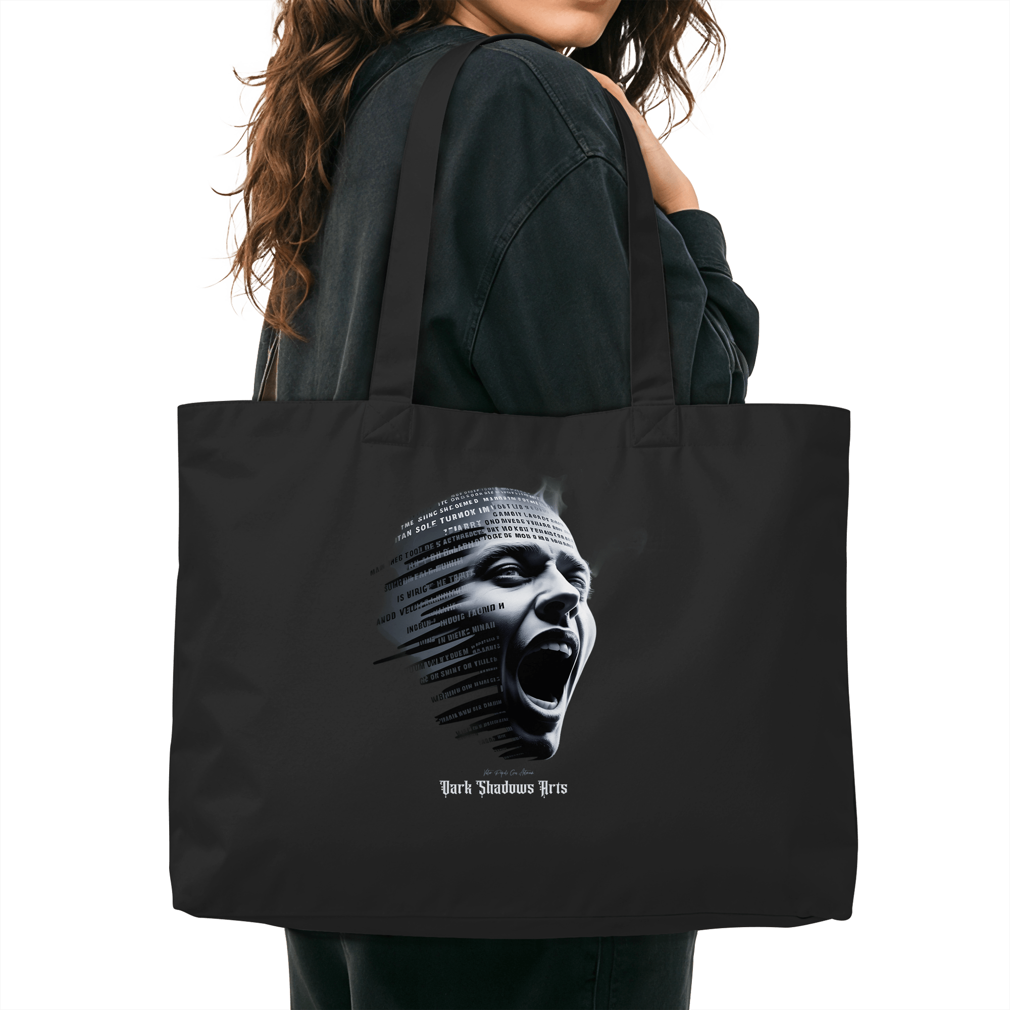 Stille Schreie - Organic Shopping - Bag - Organic Shopping - Bag | Taschen | Dark Shadows Arts