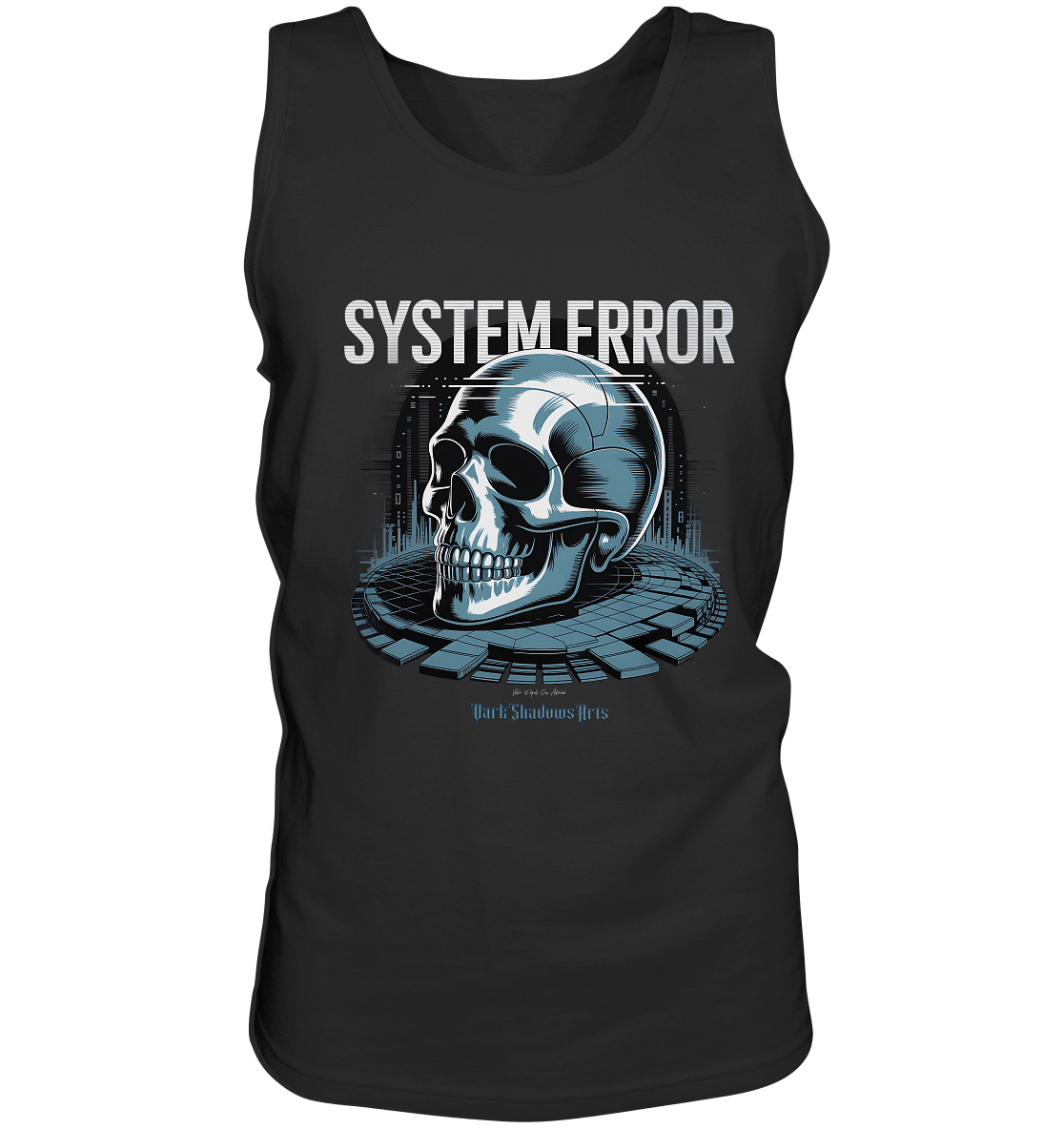 System Error - Digitale Dystopie und Cyber - Gothic Kunst - Relaxed Tank Top | Tank - Tops | Dark Shadows Arts