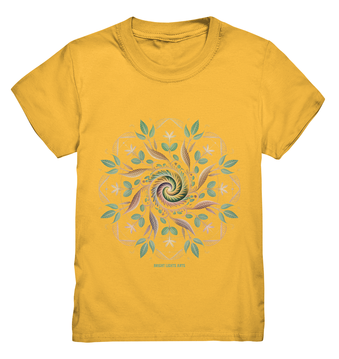 Terra Lumina – Leuchtendes Mandala aus Erde, Licht & Leben - Kids Premium Shirt | Kids & Babys | Dark Shadows Arts